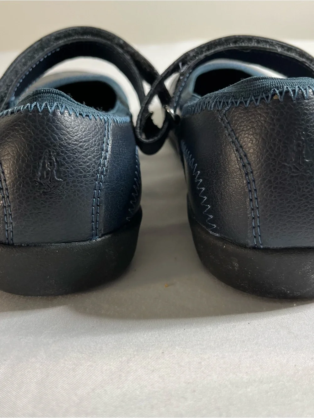 Hush Puppies Kids Navy Mary Jane Shoes with Memory Foam